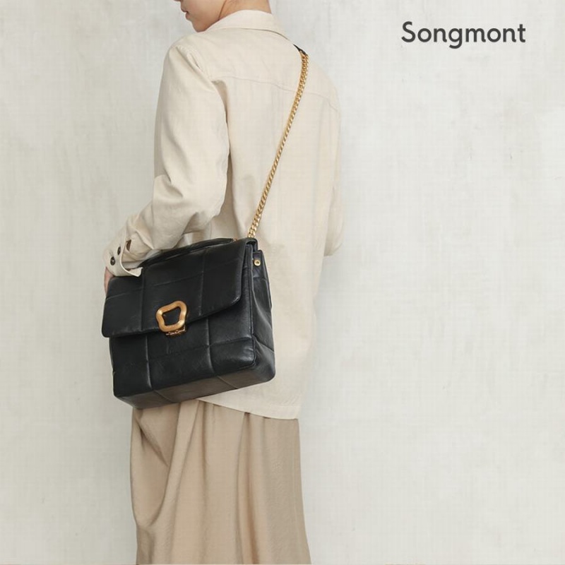 Songmont Chocolate Large Tassen Dames Zwart | VLN40100XB